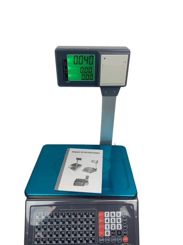 SILBERG BASCULA PROFESIONAL CON TICKET 4 VENDEDORES