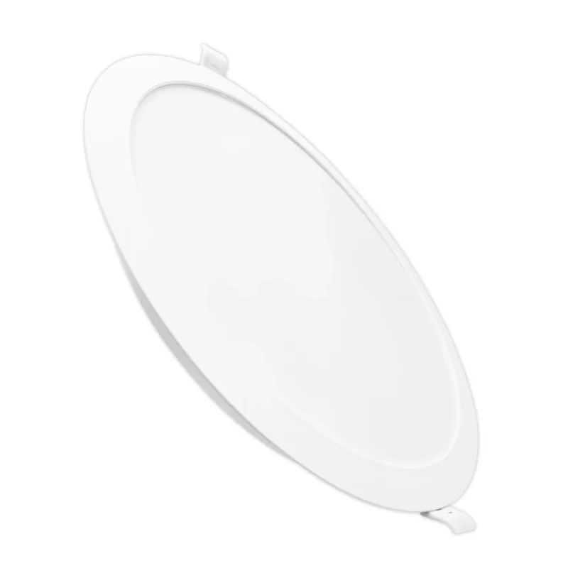 LED ATOMANT Downlight LED Panel Redondo 18W 220mm, Corte 190-205mm, Blanco Frío 6500K, 1650 lúmenes, Driver Integrado, Diseño Slim, Bajo Consumo, Ideal para Techo de Cocina, Baño, Pasillo, Oficina o