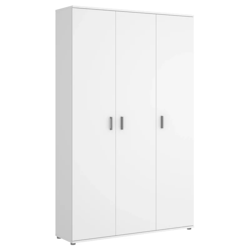 Armario Multiusos FIT 190x116x35 Blanco - Dekit - Multifuncional Almacenamiento Amplio