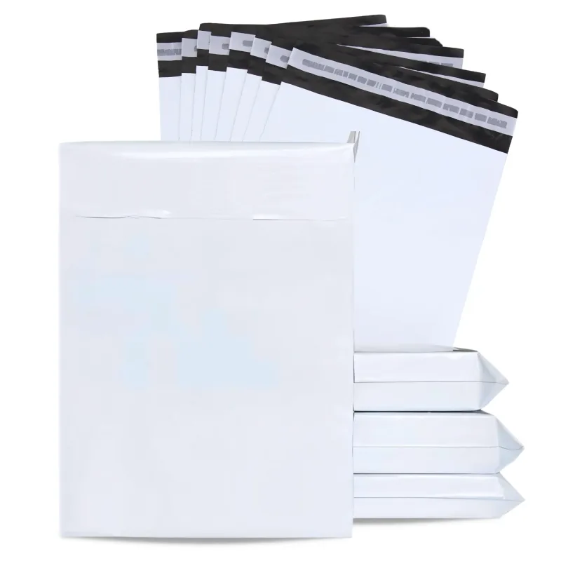 MARCPRINT Paquetes para Envios, Bolsas para Envios de Ropa Blancas y Autoadhesiva - Bolsas para Envíos de Plástico - Bolsas de Mensajería - Sobres Envios . Cierre inviolable. Varias medidas