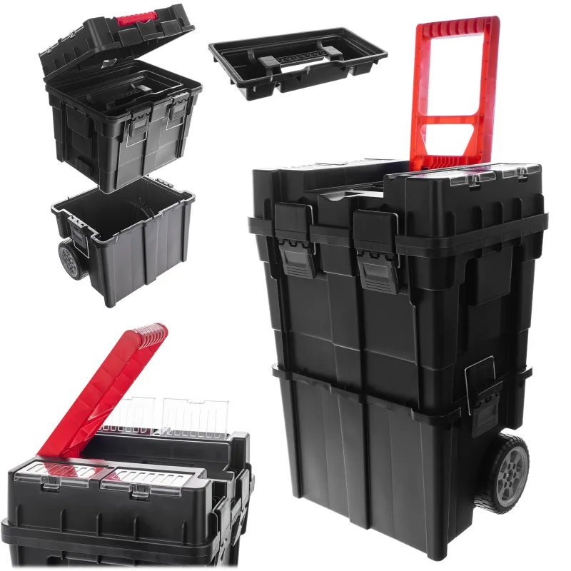 Caja de herramientas sobre ruedas, estuche de taller Modular grande