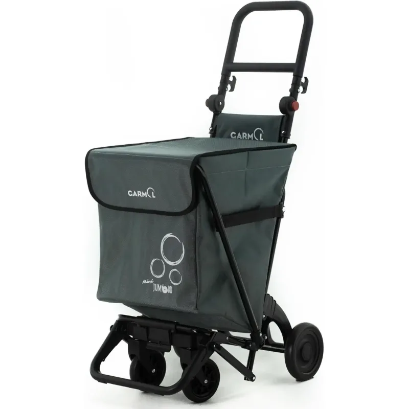 C.A - Carro de la Compra Plegable 48 litros | Carrito Gran Capacidad y 4 Ruedas | Plegable y Fácil de Transportar