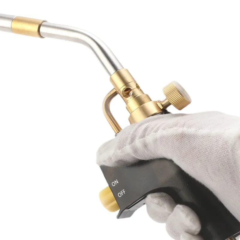 Antorchas de soldadura de Gas propano MAPP, soplete de plomería, herramienta de soldadura, pistola de llama de latón, quemador de soldadura de fuego rápido para soldadura