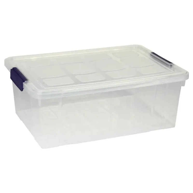 Cofan Baúl de almacenamiento | Fabricado en Polipropileno | Capacidad de 9 litros (37 x 26 x 14 cm ) o 16 litros (40 x 30 x 21 cm) | Tapa con cierre a presión