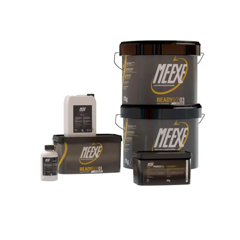 Pack de Microcemento Meexe Ready Go! 20m² - Mate o Satinado | Revestimiento Continuo Alta Durabilidad y Fácil Aplicación