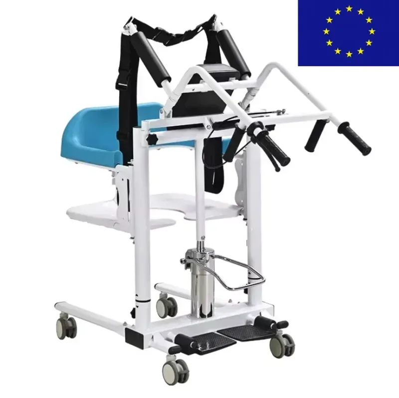 Silla de transferencia para discapacitados, silla hidráulica, elevador para pacientes mayores/poriente, elevador asistido, silla de transferencia de elevación hidráulica