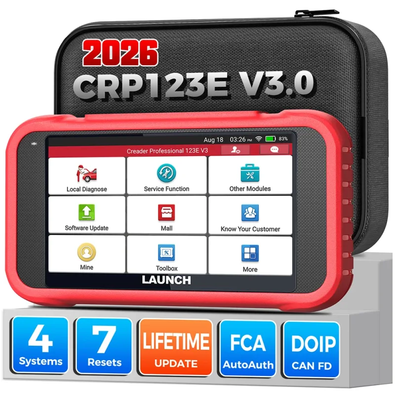 LAUNCH X431 CRP123E V3.0 CRP123I V3.0 Herramientas de Diagnóstico para Automóviles, Lector de Códigos OBD OBD2, Escáner ENG ABS SRS AT Automático