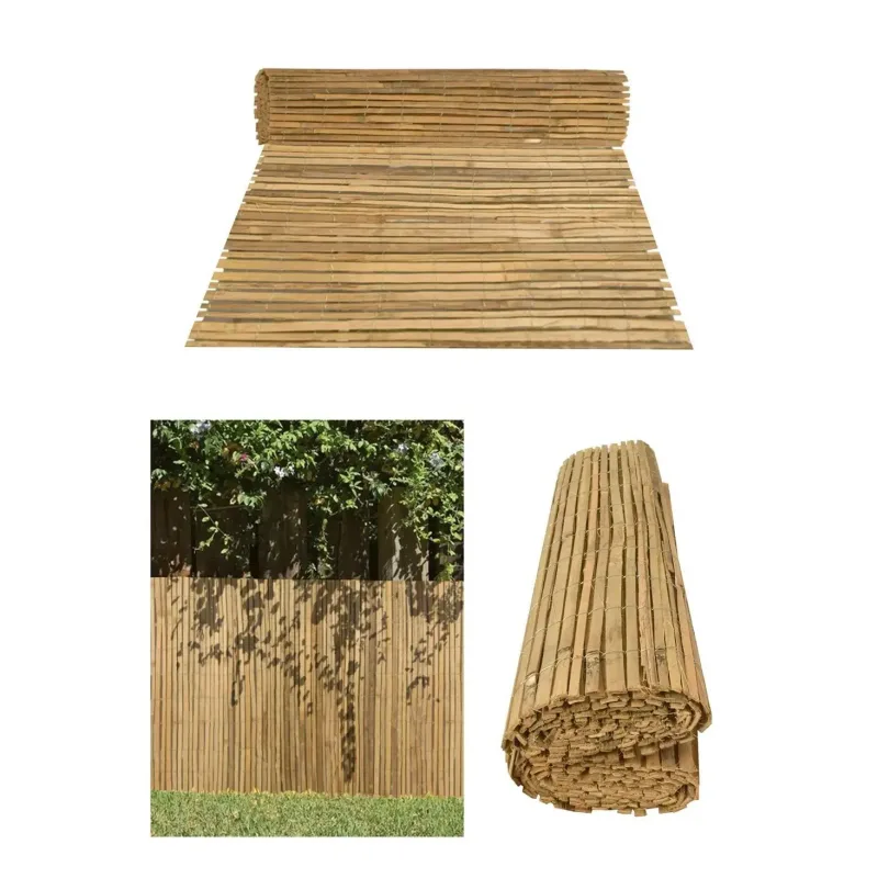 JARDIN202 - Cerramiento de Caña Partida de Importación - 95% Ocultación para Jardín y Terraza, Fácil Instalación, Medidas Disponibles 1x5m,