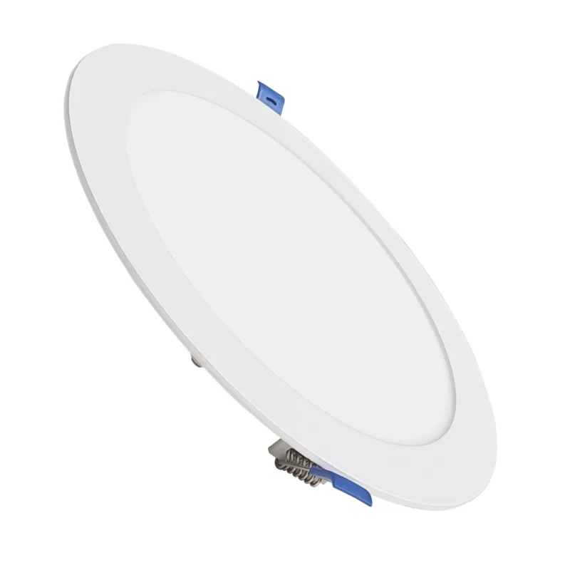 LED ATOMANT Downlight LED Panel Extraplano Redondo 220 mm 20 W, 1800 lúmenes, corte estándar 200 mm, driver incluido, diseño ultrafino, instalación empotrada, ideal para techos de escayola, clase de