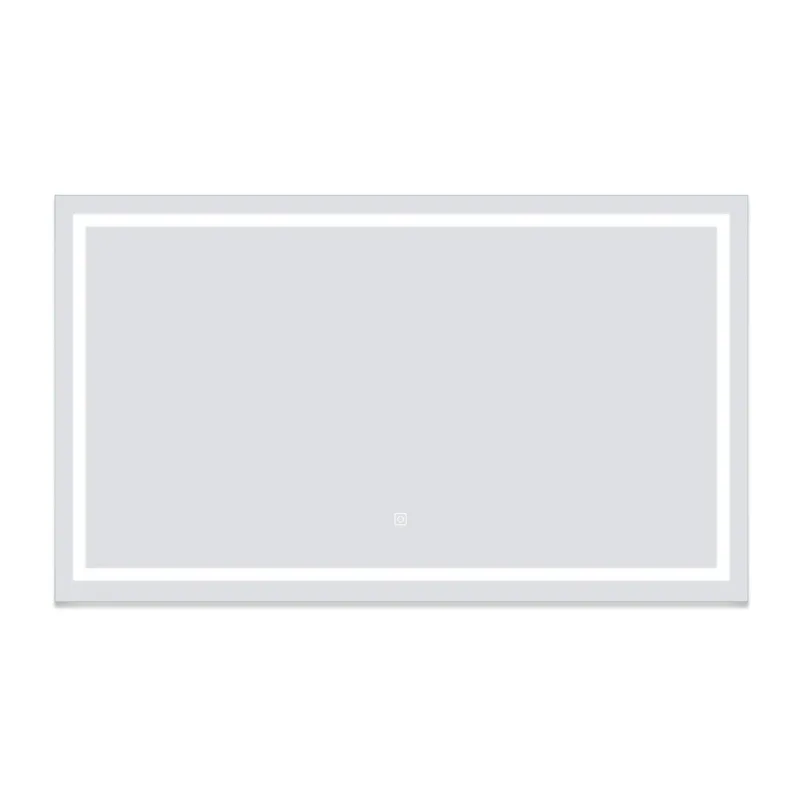 Espejo de baño Aica LED 120×70cm, antivaho, brillo regulable, función memoria, tres temperaturas de color