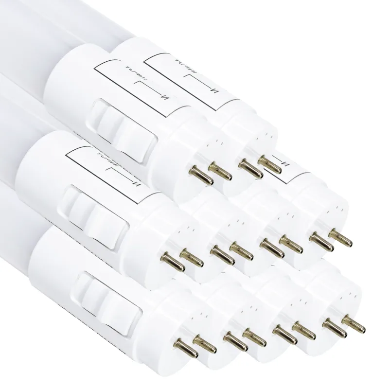 LED ATOMANT Tubo LED 60 cm T8 estándar, 9W y 1100 lúmenes por unidad, CCT regulable con selector de color (blanco cálido, neutro y frío), incluye cebadores LED, ideal para sustituir fluorescentes,