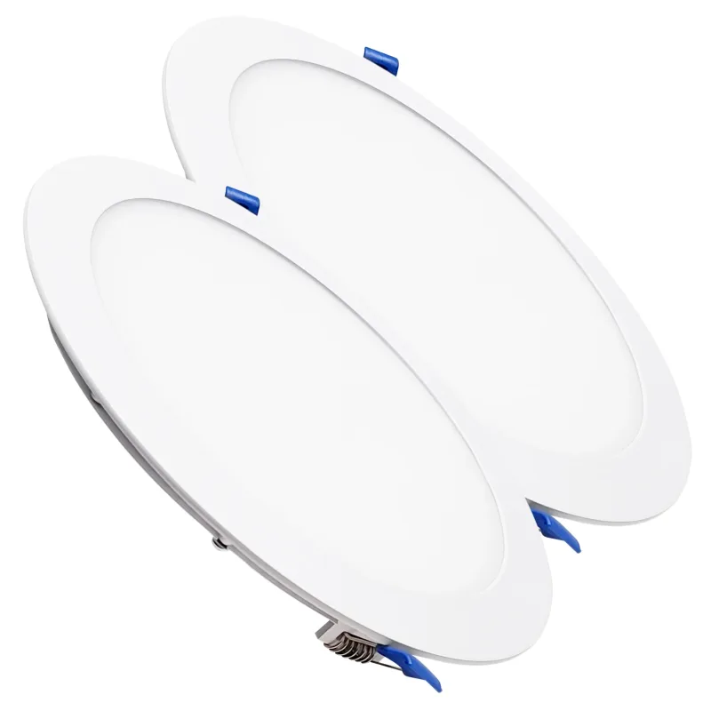 LED ATOMANT Downlight LED Panel Redondo 240mm, 20W, CCT (Selector de Color Blanco Cálido, Neutro y Frío), Corte 220mm, 1800 lúmenes, Driver incluido, Alta eficiencia, Bajo consumo, Fácil instalación,