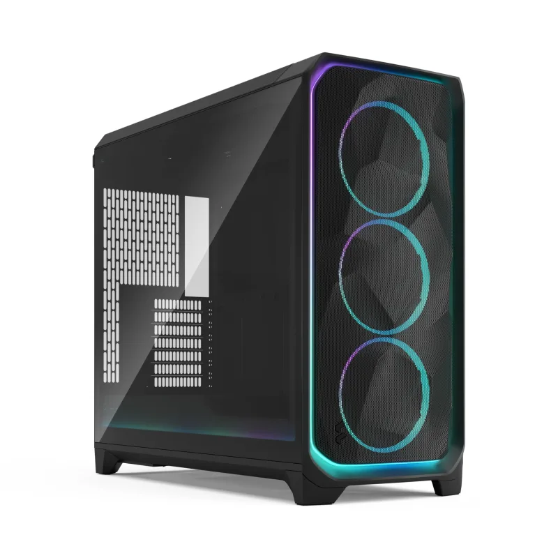 Fractal Design Meshify 3 XL Ambience Pro RGB Black TG Light - Ventilación Avanzada - Caja de Ordenador Espaciosa