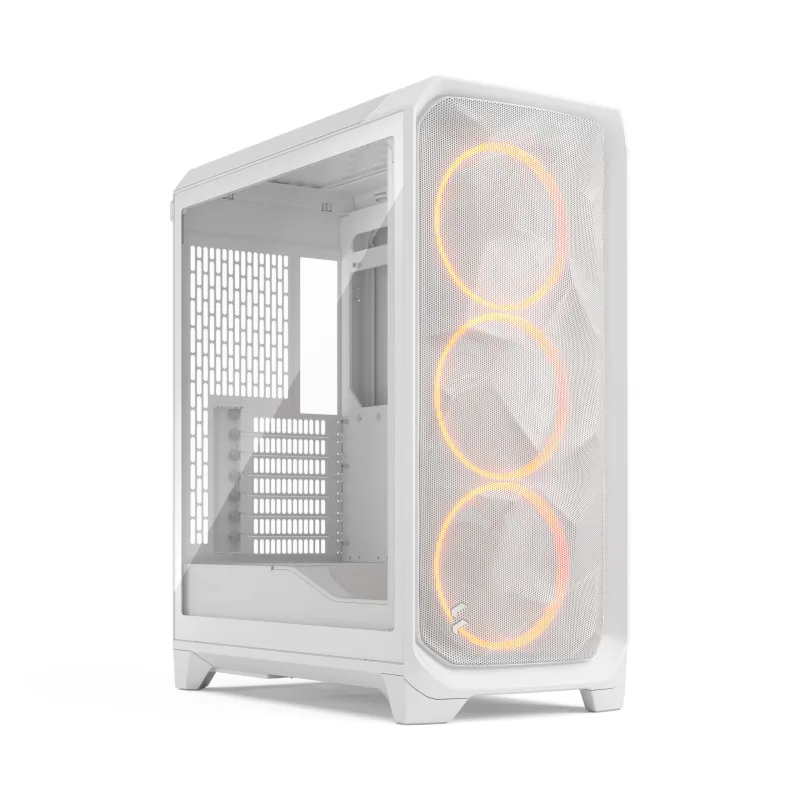 Fractal Design Meshify 3 White RGB TG Clear Tint - Computer Case