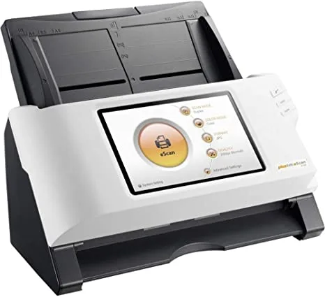 Plustek eScan A350 Sharepoint Escáner con alimentador automático de documentos (ADF) 600 x 600 DPI A4 Negro, Blanco