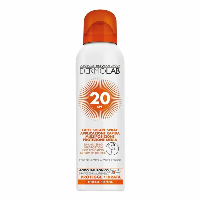 DERMOLAB Sun Fp20 Leche Spray 150 ml Producto Solar Para la Cuidado de la piel