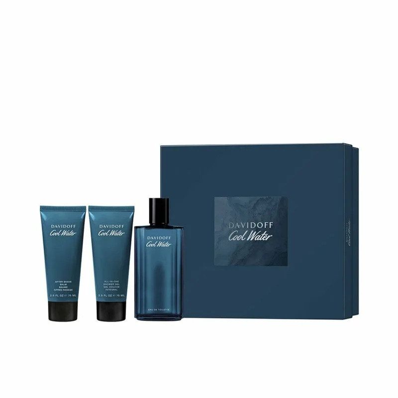 Davidoff Set de regalo festivo de agua fría para hombre, 3 unidades