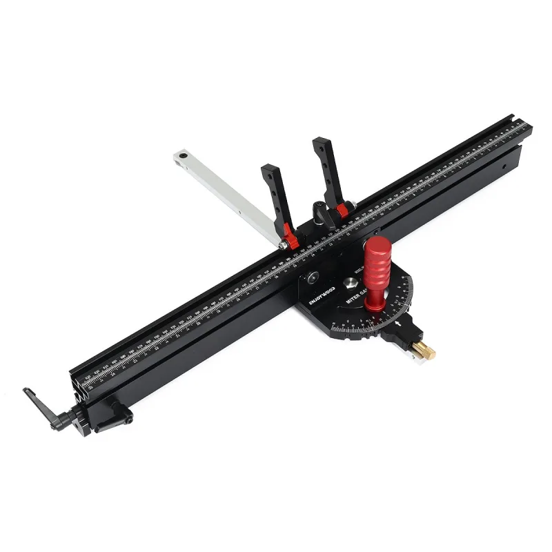 Sistema de calibre de inglete de precisión de aleación de aluminio 600-1200 mm para sierra circular de mesa enjoywood m1 pro de alta precisión