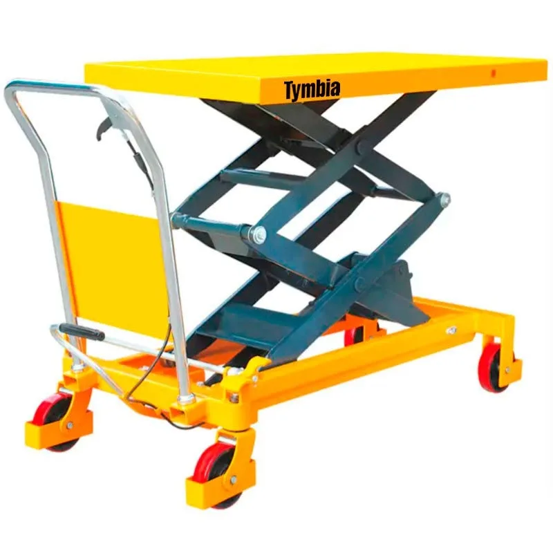 Mesa elevadora manual tymbia 800kg a 1500mm