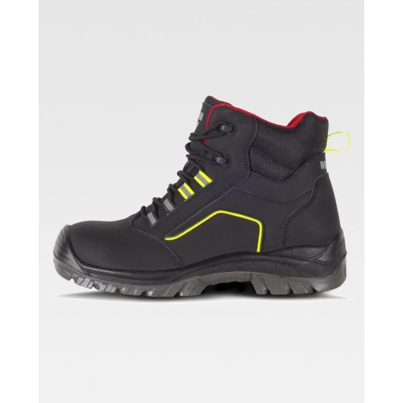 Bota de piel de nobuk con cordones libre de metal s3 sra workteam p2901