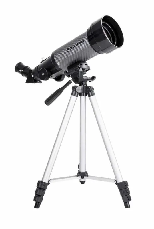 Refractor celestron travelscope 70 dx negro y gris