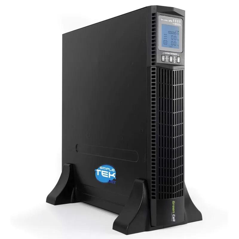 Sistema de alimentación ininterrumpida (ups) green cell ups14 doble conversión (en línea) 2 kva 1800 w 6 salidas de ca