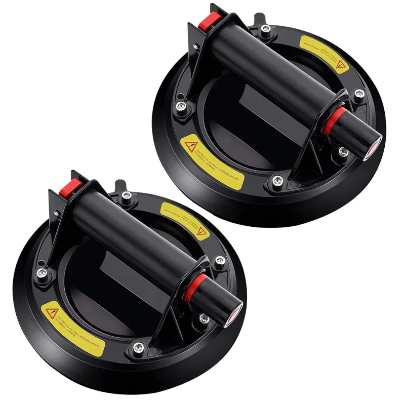 Lote de 2 ventosas de vidrio profesionales, ventosa de vacío de vidrio para transporte y mudanza de vidrio, azulejos, vidrio, manipulación de muebles