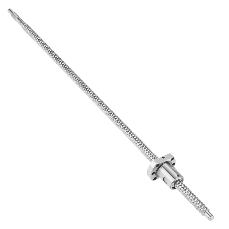 Sfu1204 500mm tuerca de bola con husillo laminado anti-retroceso baja fricción plata