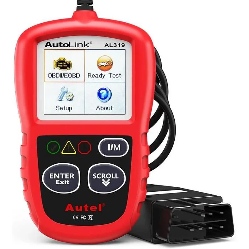 Herramienta de diagnóstico automotriz autel al319 obd2 - lector de códigos multimarca (francés)