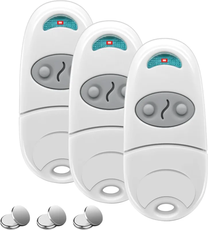 Mando a distancia para puerta de garaje, 3 unidades, 433,92 mhz, mando a distancia c@me de 2 canales compatible con top 432ev, 432a, 432m, 432