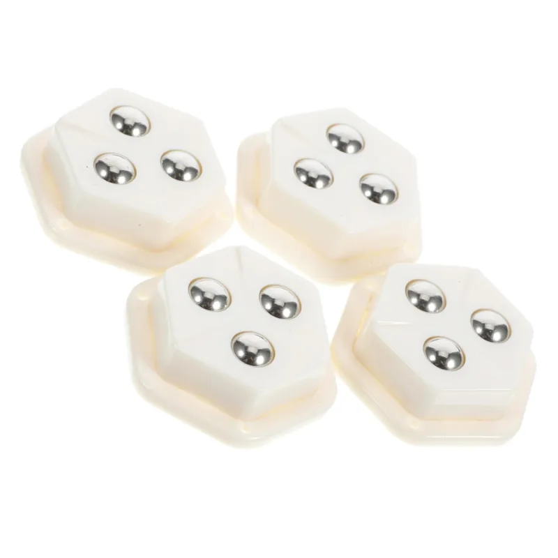 Blanco 4x pasta ruedas universal ruedas giratorias para muebles ruedas giratorias para muebles pequeñas ruedas giratorias