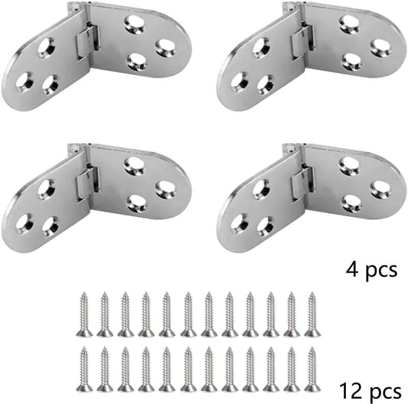 (4 piezas)bisagras plegables bisagras plegables para mesa bisagras plegables para muebles bisagras plegables para mesa bisagra de aleación de zinc con