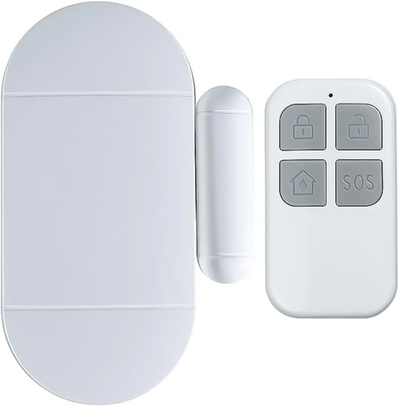 Alarma de puerta detector de apertura de puerta con sirena potente de db alarma de puerta y ventana inalámbrica magnética para puertas ventanas y