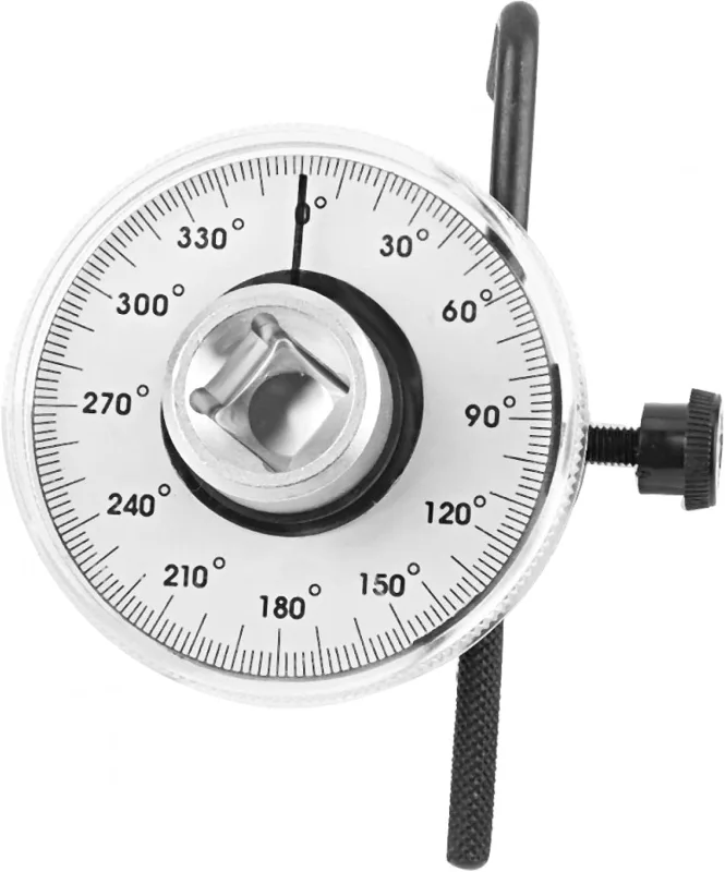 Llave dinamométrica de 1/2 con carraca y medidor de rotación de ángulo - medición precisa para el mantenimiento del automóvil