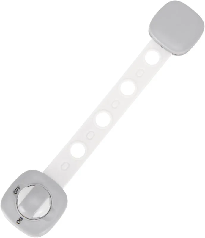 Caja fuerte para armario infantil, gris 1pc tope puerta bebé, horno, caja fuerte para armario infantil, cierres de seguridad para bebés