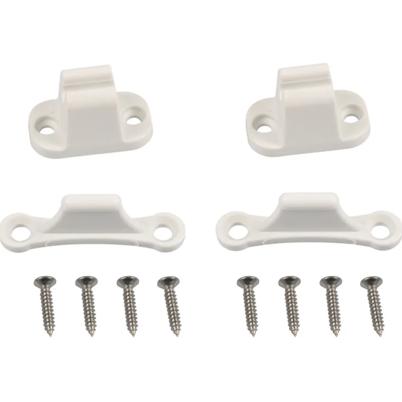 2 piezas camping car y caravana puerta cerradura compatible 35 mm y 48 mm orificios de montaje camping car accesorios cerradura blanco