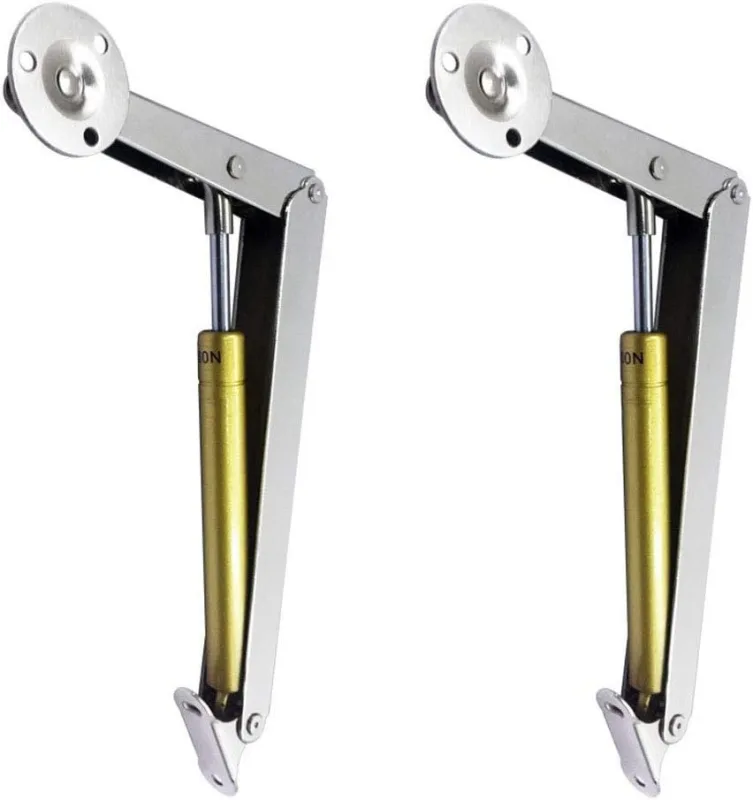 Elevadores de tapa neumáticos (paquete de 2, 200 n/44 lb), bisagra de soporte de tapa con resorte de gas de alta resistencia y cierre suave.