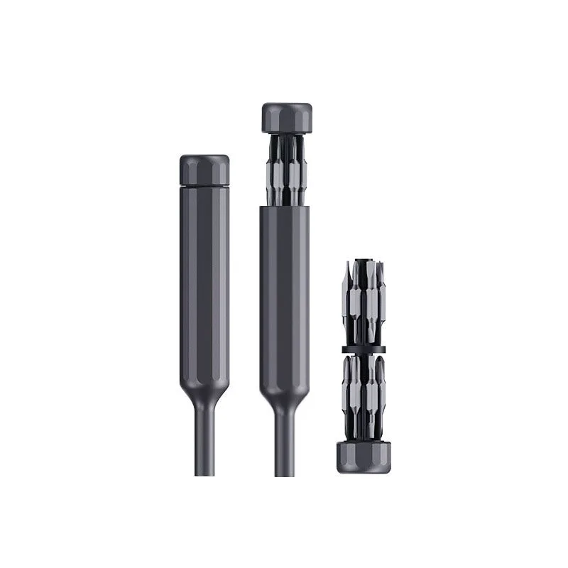 Juego de mini destornilladores, juego de herramientas de destornillador, puntas dobles 27 en 1 (carcasa de aluminio)