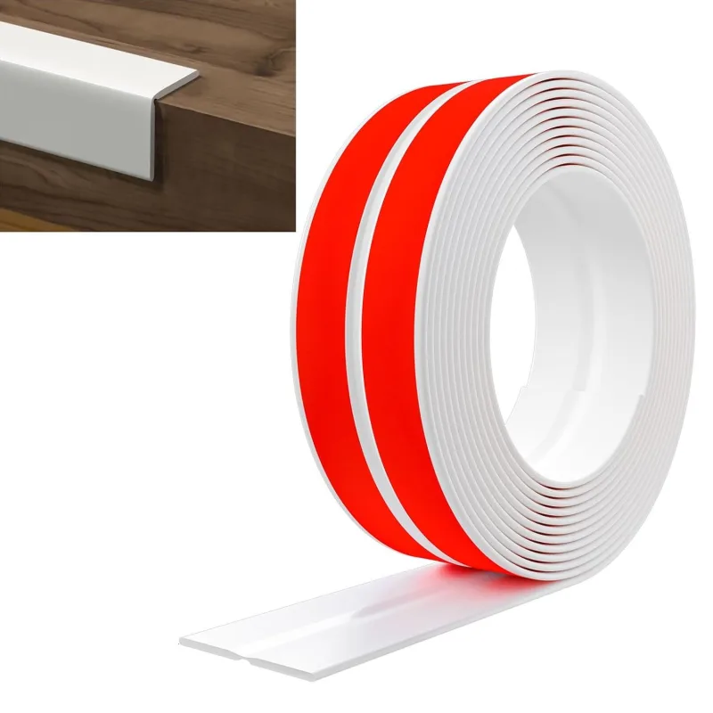 1 rollo 3m protector esquinas pared, cinta moldura autoadhesiva, fácil de instalar en bordes, techos, esquinas interiores y exteriores, decoración