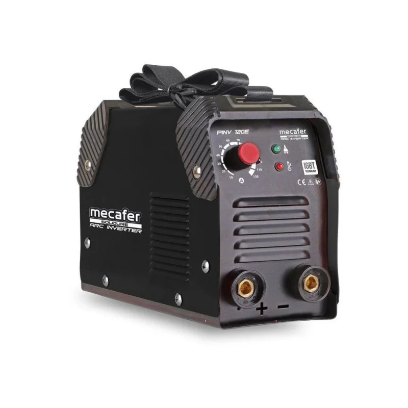 Máquina de soldar - mecafer - inverter mma - 120 a - con cable - negra