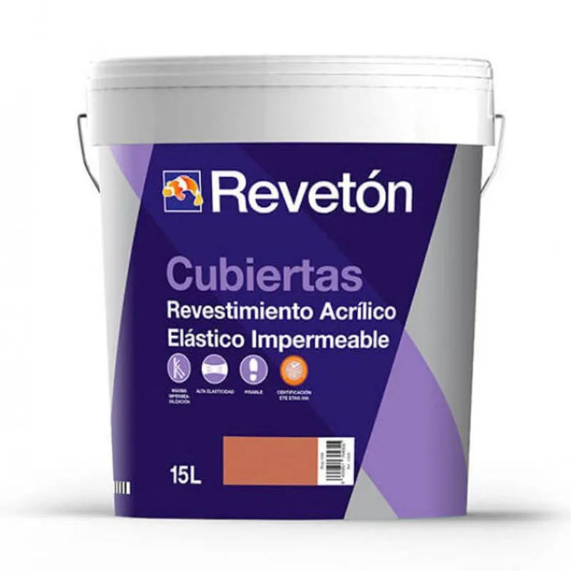 Reveton cubiertas impermeabilizante 15 lt (rojo 039)