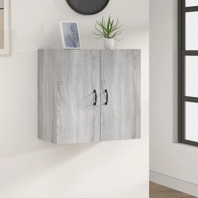 Maison exclusive - armario de pared madera contrachapada gris sonoma 60x31x60 cm