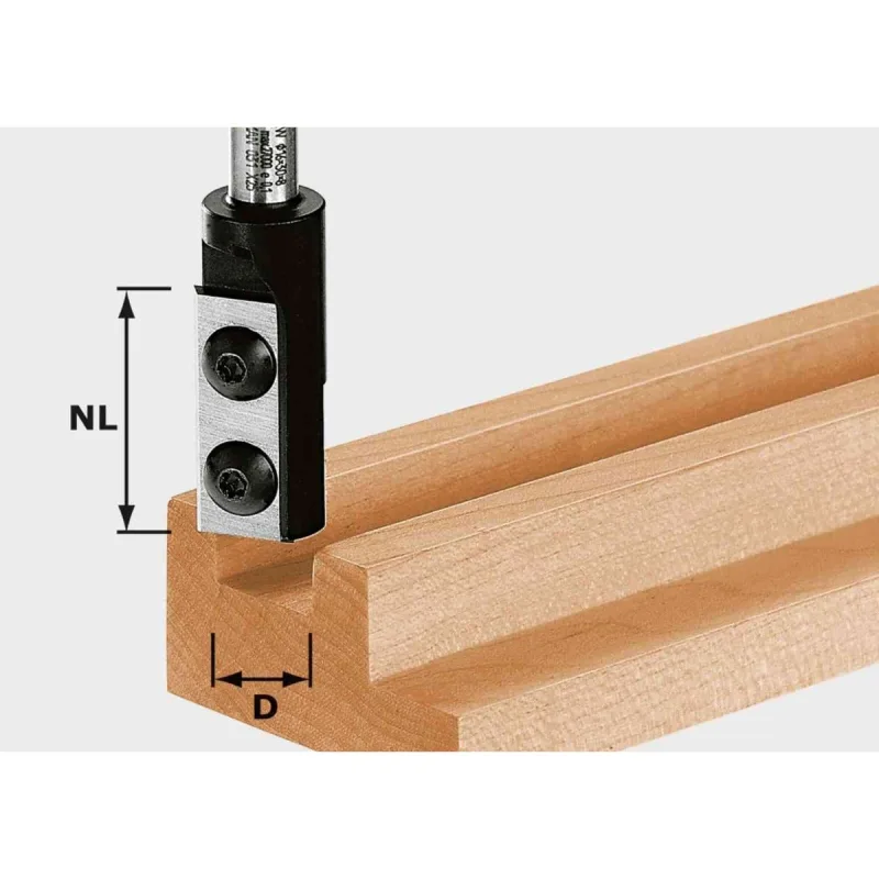 Festool placas reversibles de fresa de ranuras hw s8 d12/30 wp z1