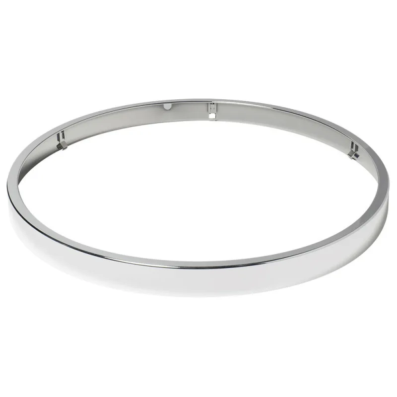 Aro para plafón gris cromado 36 cm