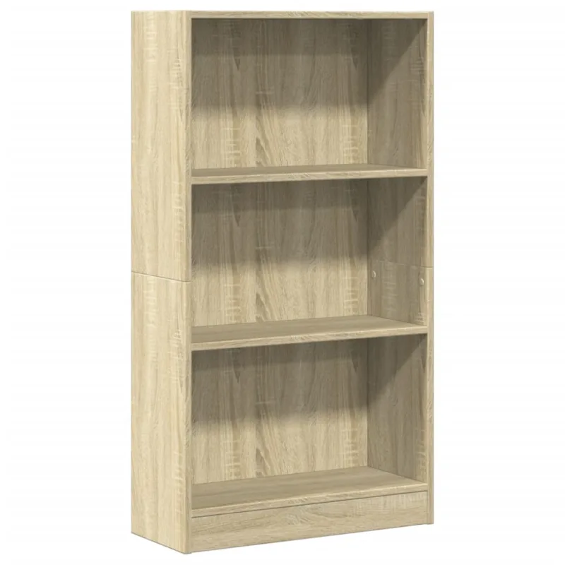 Estantería librería，armario de libros de madera de ingeniería roble sonoma 60x24x109 cm cfw933528