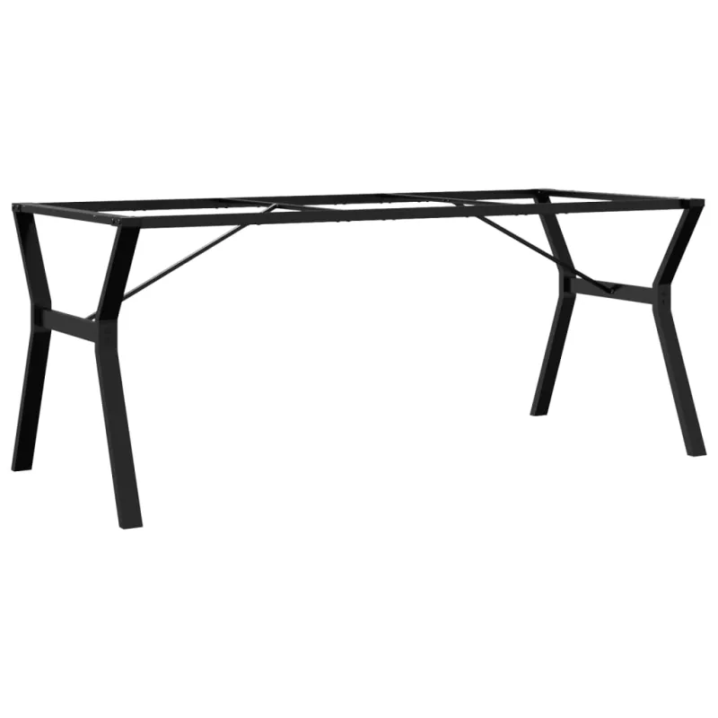 Patas de mesa comedor estructura y hierro fundido 180x80x73 cm cfw25553