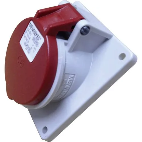 Base de montaje en superficie mennekes 3473 cee twincontact 16 a 5p roja (3473)