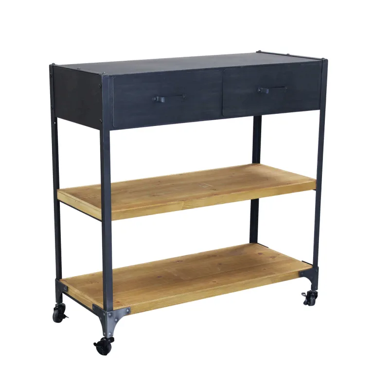 Mesa de 3 estantes con ruedas classic line