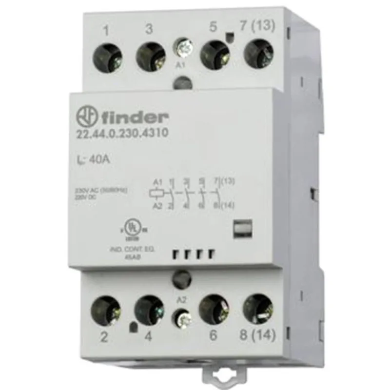 Contactor modular 40a 4 contactos no 230v