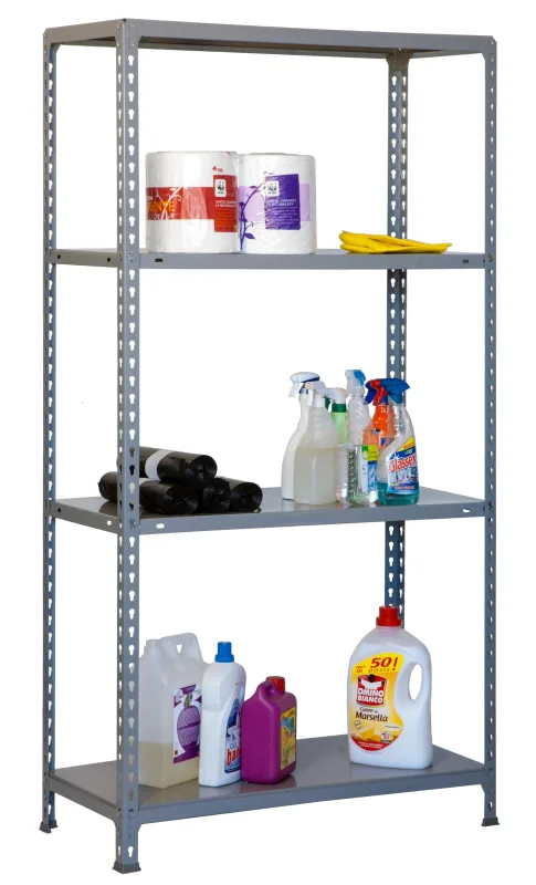 Estanteria sin tornillos metalica ecoclick gris plus 5/30